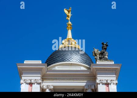 Fortuna Portal am Potsdamer Stadtpalast und dem Brandenburger Landesparlament Stockfoto