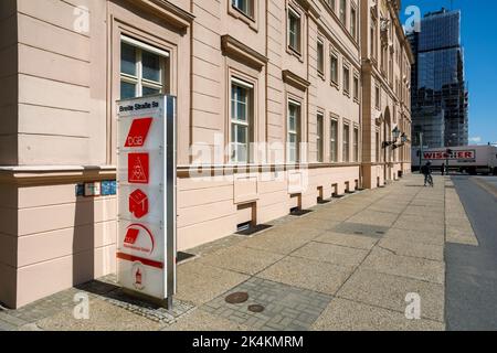 Das Haus der Gewerkschaften im Gebäudekomplex 'ehemaliges grosses Militärwaisenhaus' Potsdam Stockfoto