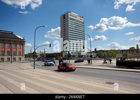 Mercury Hotel in der Innenstadt von Potsdam, verließ das staatsparlament Stockfoto