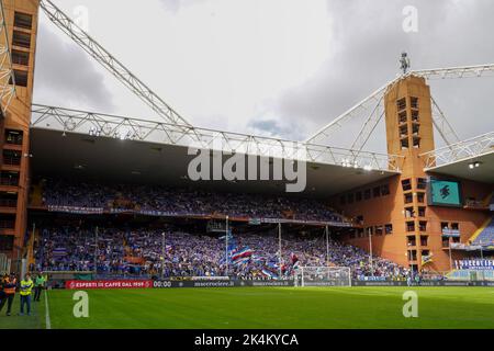 Luigi Ferraris Stadium während des italienischen Meisterschaftsspiel Serie A zwischen UC Sampdoria und AC Monza am 2. Oktober 2022 im Luigi Ferraris Stadion in Genua, Italien - Foto: Morgese-rossini/DPPI/LiveMedia Stockfoto