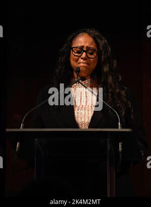 09/29/2022 New York, New York Michelle Singletary während der Gerald Loeb Awards 2022, die am Donnerstag, den 29. September 2022 in New York City, im Capitale abgehalten wurden. Foto von Jennifer Graylock-Alamy News Stockfoto