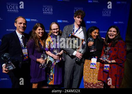 09/29/2022 New York, New York 2022 Gerald Loeb Awards, gehalten bei Capitale Donnerstag, 29. September 2022 in New York City. Foto von Jennifer Graylock-Alamy News Stockfoto