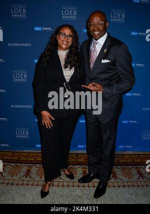 09/29/2022 New York, New York Michelle Singletary während der Gerald Loeb Awards 2022, die am Donnerstag, den 29. September 2022 in New York City, im Capitale abgehalten wurden. Foto von Jennifer Graylock-Alamy News Stockfoto