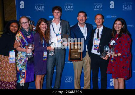 09/29/2022 New York, New York 2022 Gerald Loeb Awards, gehalten bei Capitale Donnerstag, 29. September 2022 in New York City. Foto von Jennifer Graylock-Alamy News Stockfoto