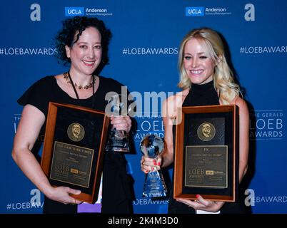 09/29/2022 New York, New York 2022 Gerald Loeb Awards, gehalten bei Capitale Donnerstag, 29. September 2022 in New York City. Foto von Jennifer Graylock-Alamy News Stockfoto