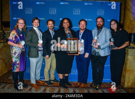 09/29/2022 New York, New York 2022 Gerald Loeb Awards, gehalten bei Capitale Donnerstag, 29. September 2022 in New York City. Foto von Jennifer Graylock-Alamy News Stockfoto