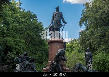 Berlin, Deutschland 28. Juni 2022, das Bismarck Nationaldenkmal in Berlin Stockfoto