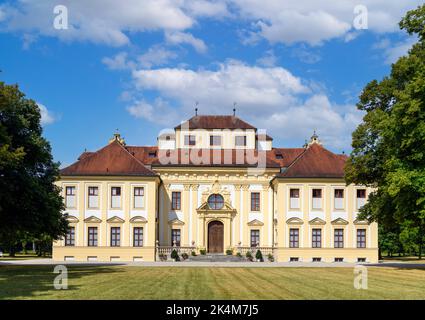 Schloss Lustheim (Schloss Lustheim), Schlosskomplex Schleißheim, München, Bayern, Deutschland Stockfoto