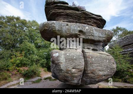 Brimham Rocks National Trust Yorkshire Stockfoto