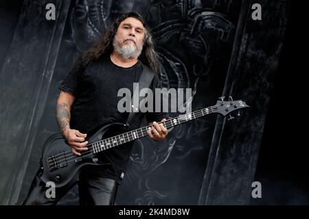 SLAYER HELLFEST, Clisson, FRANKREICH , 19/06/2016 Florent 'MrCrash' B. Stockfoto