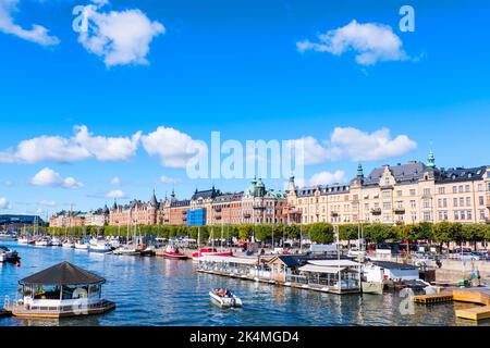 Strandvägen, Östermalm, Stockholm, Schweden Stockfoto