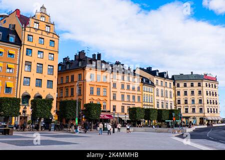 Mälartorget, Gamla Stan, Stockholm, Schweden Stockfoto