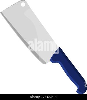 Küchenaxt, Illustration, Vektor auf weißem Hintergrund. Stock Vektor