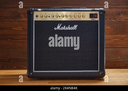 Marshall Gitarrenverstärker Combo Stockfoto