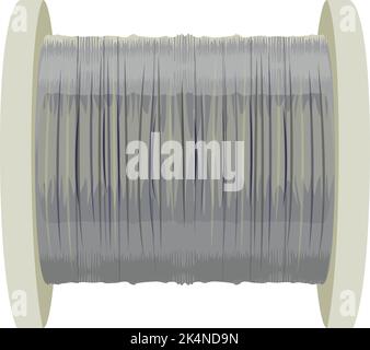 Saran Wrap, Illustration, Vektor auf weißem Hintergrund. Stock Vektor