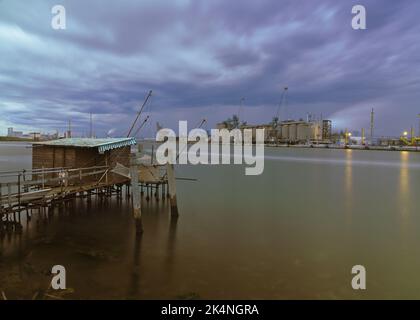 Angelhütte (Porto Corsini) Stockfoto