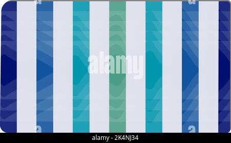 Badematte, Illustration, Vektor auf weißem Hintergrund. Stock Vektor