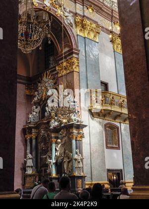 Czestochowa, Polen - 5. August 2018: Schrein der Schwarzen Madonna Stockfoto