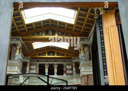 Donaustauf, Deutschland - 15. August 2018: Walhalla ein neoklassischer Tempel Stockfoto