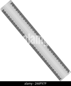 Maßstab, Illustration, Vektor auf weißem Hintergrund untersuchen. Stock Vektor