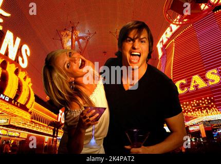 CAMERON DIAZ, Ashton Kutcher, WAS GESCHIEHT, IN LAS VEGAS, 2008 Stockfoto