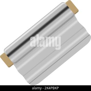 Folienpapier, Illustration, Vektor auf weißem Hintergrund. Stock Vektor