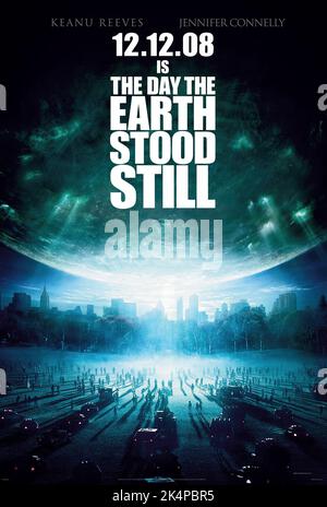 FILMPLAKAT, DER TAG, AN DEM DIE ERDE STILL STAND, 2008 Stockfoto