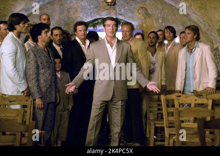 COLIN FIRTH, Pierce Brosnan, Stellan Skarsgard, MAMMA MIA!, 2008 Stockfoto