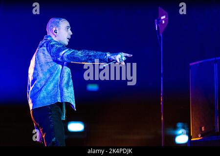 Mailand, Italien. 04. Oktober 2022. Gemitaiz & Madman tritt im Assago Forum (Mailand) auf. Kredit: Marco Arici/Alamy Live Nachrichten Stockfoto