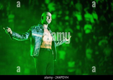 Mailand, Italien. 04. Oktober 2022. Gemitaiz & Madman tritt im Assago Forum (Mailand) auf. Kredit: Marco Arici/Alamy Live Nachrichten Stockfoto