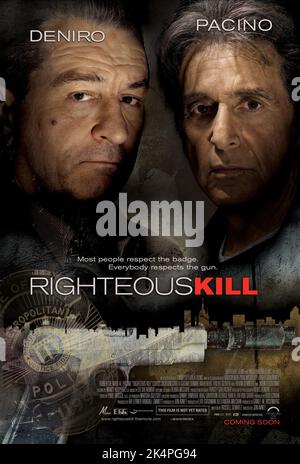 ROBERT DE NIRO, Al Pacino, Plakat, Righteous Kill, 2008 Stockfoto