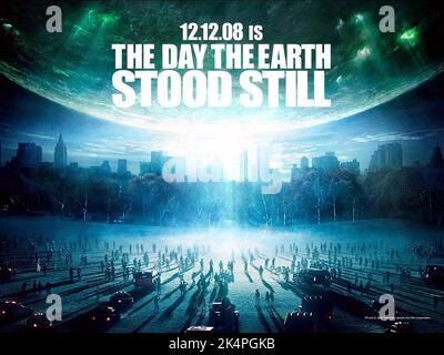 FILMPLAKAT, DER TAG, AN DEM DIE ERDE STILL STAND, 2008 Stockfoto