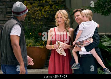 WILL Smith, Charlize Theron, Jason Bateman, JAE HEAD, Hancock, 2008 Stockfoto