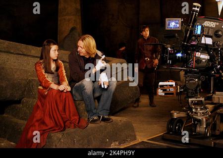 ANDREW ADAMSON Georgie Henley, William Moseley, Die Chroniken von Narnia: Prinz Kaspian von Narnia", 2008 Stockfoto