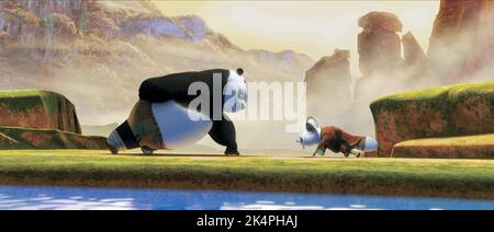 PO DER PANDA, Meister Shifu, KUNG FU PANDA, 2008 Stockfoto