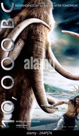 Mammut, STEVEN STRAIT, Plakat, 10 000 v. Chr., 2008 Stockfoto