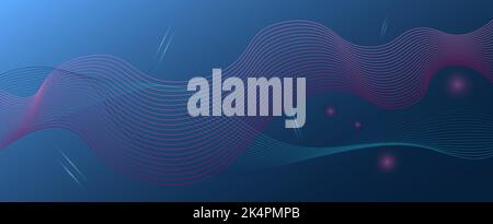 Abstrakter dynamischer Hintergrund. Mehrfarbige diagonale Linien. Stock Vektor