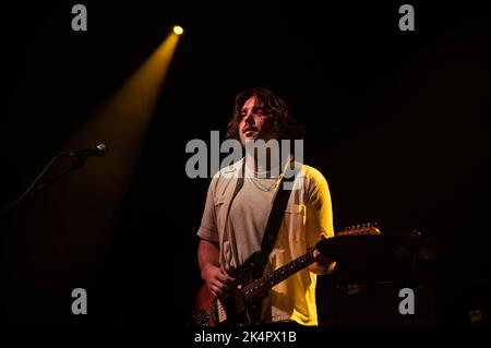 Glasgow, Schottland, 3.. Oktober 2022, Bass Drum of Death treten am 3.. Oktober 2022 in der Queen Margaret Union in Glasgow mit der Glasgow University auf Stockfoto