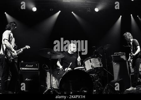 Glasgow, Schottland, 3.. Oktober 2022, Bass Drum of Death treten am 3.. Oktober 2022 in der Queen Margaret Union in Glasgow mit der Glasgow University auf Stockfoto