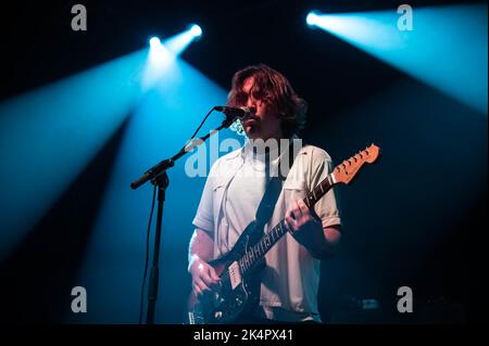 Glasgow, Schottland, 3.. Oktober 2022, Bass Drum of Death treten am 3.. Oktober 2022 in der Queen Margaret Union in Glasgow mit der Glasgow University auf Stockfoto