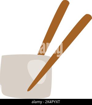 Asiatische Lebensmittel Tofu, Illustration, Vektor auf weißem Hintergrund. Stock Vektor