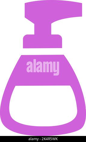 Handdesinfektionsspray, Illustration, Vektor auf weißem Hintergrund. Stock Vektor