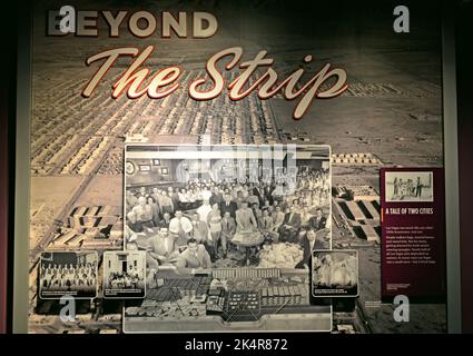 The Mob Museum, Downtown District, Las Vegas, Nevada, Vereinigte Staaten von Amerika Stockfoto