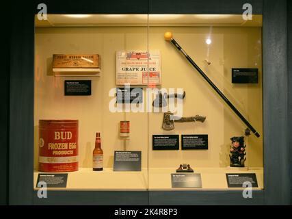 The Mob Museum, Downtown District, Las Vegas, Nevada, Vereinigte Staaten von Amerika Stockfoto