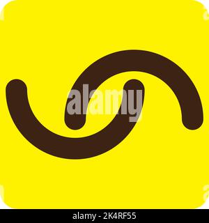 Abstrakte Linien, Illustration, Vektor auf weißem Hintergrund. Stock Vektor