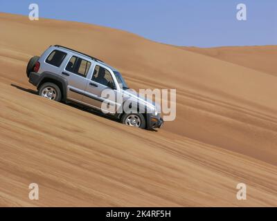 Offroad-Fahrten in den VAE Stockfoto