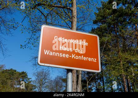 Gedenkhaus der Wannsee-Konferenz Stockfoto