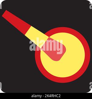 Textmarker, Illustration, Vektor auf weißem Hintergrund. Stock Vektor