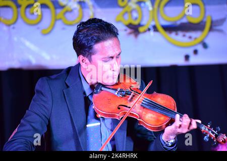 Beste Leistung des Geigers Stockfoto