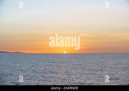 Morgen mediterrane Landschaft in der Nähe der Stadt Málaga in Spanien Stockfoto